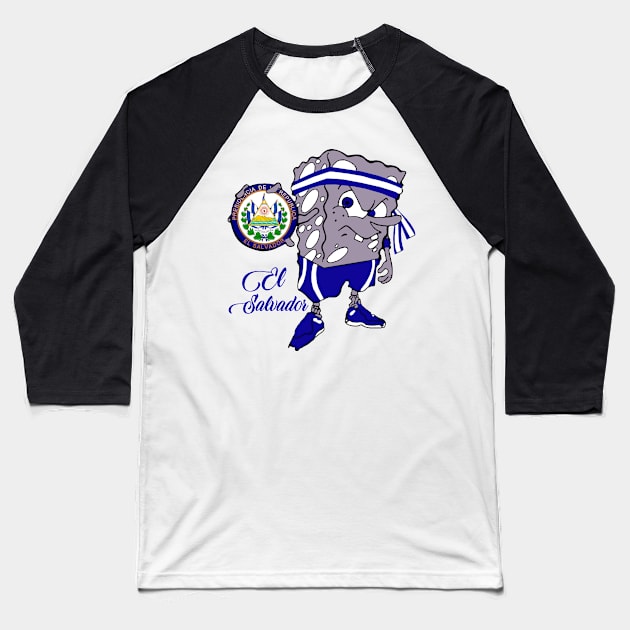 El Salvador Baseball T-Shirt by Fomah